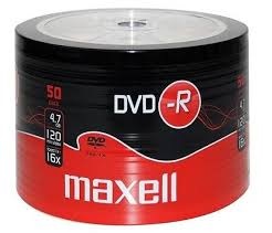 DVD-R MAXELL 4.7GB/120min 50TEM