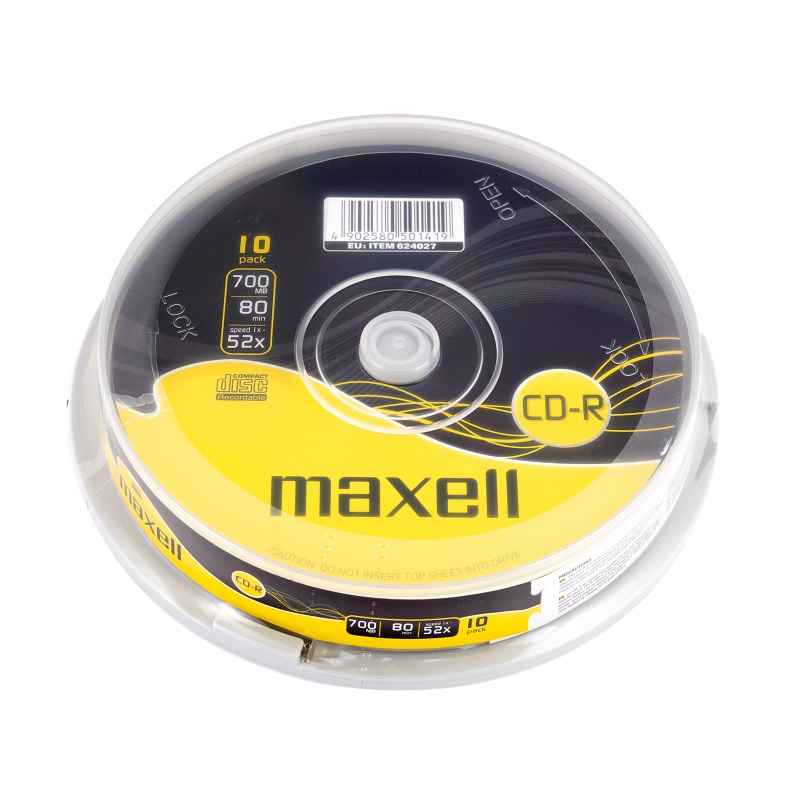 CD-R 700MB/80MIN 10ΤΕΜ MAXELL